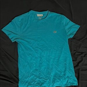 Lacoste Men's Teal Short Sleeve Tee